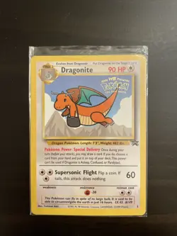 Pokemon TCG Dragonite Wizards Black Star Promos 5 Regular Vintage - Image 1
