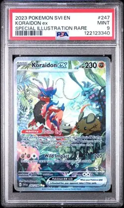 2023 POKEMON SCARLET & VIOLET KORAIDON EX SPECIAL ILLUSTRATION RARE PSA 9 - Image 1