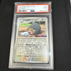 2023 Pokemon SVI EN Lechonk PSA 9 (Mint) - Best Buy Exclusive Reverse Holo - Image 2