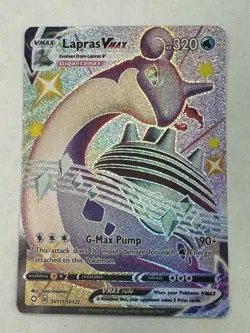 Lapras VMAX Shining Fates SV111/SV122 Holo Shiny Rare - Near Mint - Pokemon TCG - Image 3