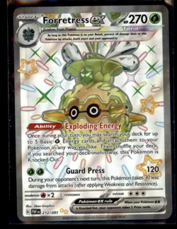 2024 Scarlet & Violet Series - Paldean Fates Forretress ex Special Illustration - Image 1