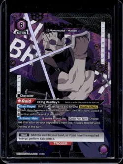 Union Arena King Bradley SR Super Rare Alt Art #UE09BT/FMA-1-093 - Image 1