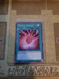 YUGIOH CRYSTAL PROMISE RYMP-EN052 SECRET 1ST EDITION NM - Image 1