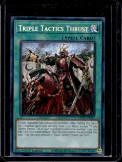2024 Yu-Gi-Oh 1st Edition Triple Tactics Thrust Prismatic Secret Rare MP24-EN073 - Image 1