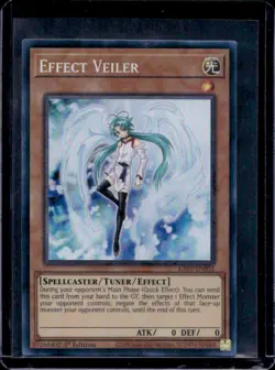 2023 Yu-Gi-Oh 25th Rarity Collection 1st Edition Effect Veiler #RA01-EN003 - Image 1