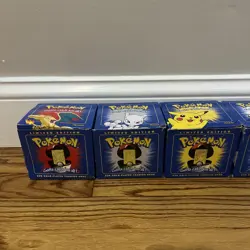 New Sealed Pokemon 23k Burger King Gold Plated Trading Card Set Blue Lot Of 6 - Image 5