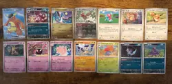 Pokemon TCG 151 Japanese 14 Card Lot - Pokeball Holos and Rares - Image 1