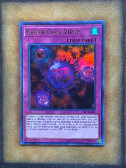 Yugioh Crush Card Virus LCKC-EN046 Ultra Rare DPKB Art NM - Image 1