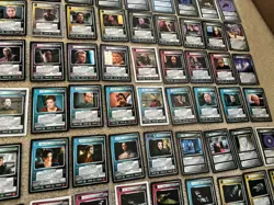 Star Trek CCG 1E Lot of 100 Rare Cards No Duplicates NM Data Geordi Kira - Image 2
