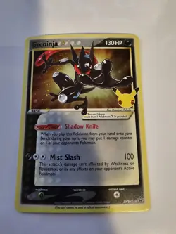 Pokemon Greninja Gold Star SWSH144 Sword & Shield Black Star Promo Card - Image 1