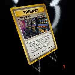 Arcade Game Slot Machine Trainer Regular Japanese (Banned) Pokemon Card - Image 3