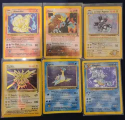 Pokemon Vintage Cards Lot Of 6 Holos - Conditions Vary - See Photos! - Image 1