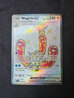 Wugtrio EX 190/162 Temporal Forces Full Art Holo Ultra Rare Card NM Condition - Image 1