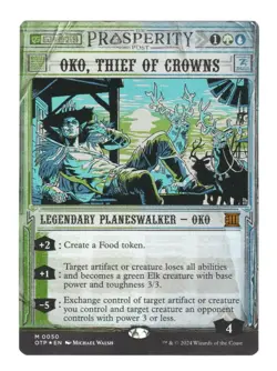 MTG - Oko, Thief of Crowns - Foil Showcase - Outlaws of Thunder Junction - NM - Image 1