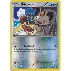 Meowth 61/98 Reverse Holo Ancient Origins Pokemon Card NM - Image 1