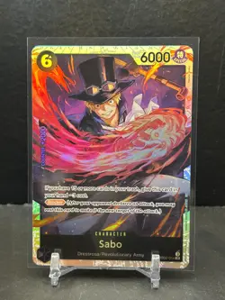 One Piece TCG | Sabo PRB02-014 SR - One Piece Card the Best Vol. 2 NM - Image 1