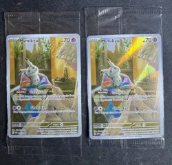 Mimikyu 075 Scarlet & Violet Paldean Fates Sealed Promo Card Holo Lot Of 2 - Image 1