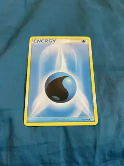 Pokemon Diamond & Pearl Water Energy Card - Image 2