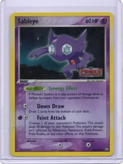 Pokemon Card - Sableye Reverse Stamp - 22/108 - EX Power Keepers - 2007 - Image 1