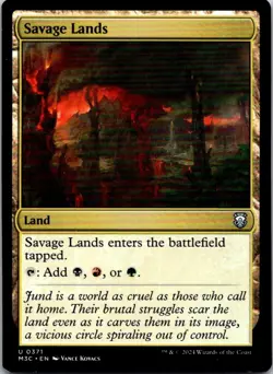Magic the Gathering Savage Lands Modern Horizons 3 Commander MTG Free Shipping! - Image 1