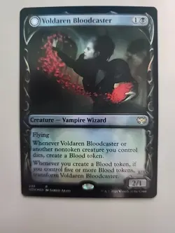 MTG Voldaren Bloodcaster/Bloodbat Summoner Crimson Vow 298 Foil Showcase Rare - Image 1