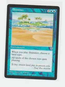 Magic the Gathering ~ MTG ~ 1x Shimmer ~ MIRAGE ~ LP - Image 1