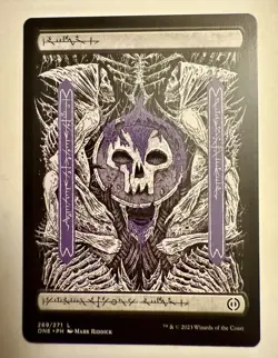 MTG Swamp 269 Phyrexian NM Phyrexia All Will Be One - Image 1