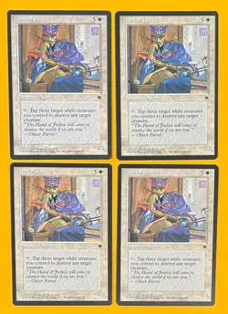 MTG HAND OF JUSTICE (x4) Fallen Empires (OldManMTG 010-492) - Image 1