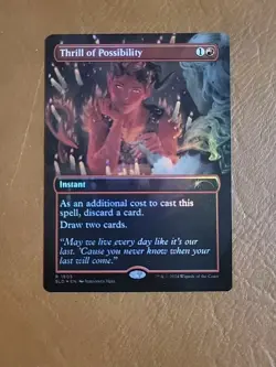 NM Rainbow Foil Thrill of Possibility SLD #1805 Secret Lair Karlach's Rage - Image 1