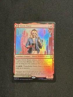 MTG Universes Beyond: Spider-man Gwen Stacy & Ghost-Spider Foil 0078 - Image 1