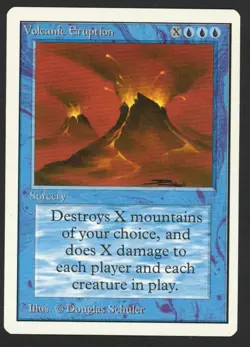 ***Unlimited Volcanic Eruption (Roller Line)*** MTG Unlimited Kid Icarus - Image 1