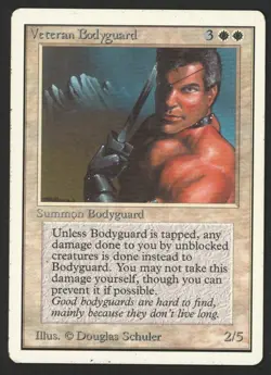 ***Unlimited Veteran Bodyguard*** MTG Unlimited Kid Icarus - Image 1