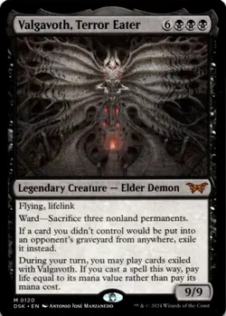 MTG Valgavoth, Terror Eater Normal NM Duskmourn: House of Horror Magic 120 - Image 1