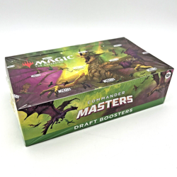 Magic MtG COMMANDER MASTERS Draft Boosters Box • FACTORY SEALED - Image 1