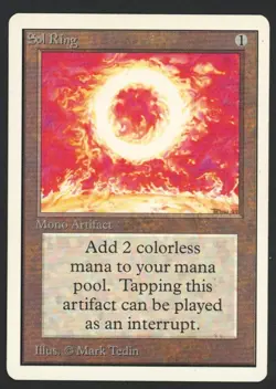 ***Unlimited Sol Ring (Light Bend)*** MTG Unlimited Kid Icarus - Image 1
