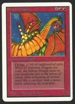 ***Unlimited Shivan Dragon*** MTG Unlimited Kid Icarus - Image 1