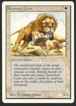 ***Unlimited Savannah Lions*** MTG Unlimited Kid Icarus - Image 1