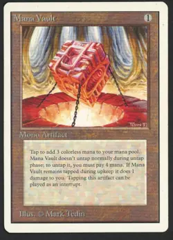 ***Unlimited Mana Vault (Edge Indent)*** MTG Unlimited Kid Icarus - Image 1