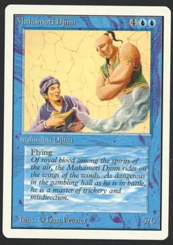 ***Unlimited Mahamoti Djinn*** MTG Unlimited Kid Icarus - Image 1