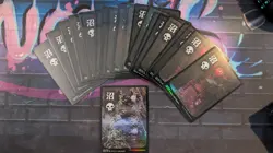 82x FOIL Full Art Kamigawa Neon Dynasty Basic Lands Magic NM/LP - Image 2