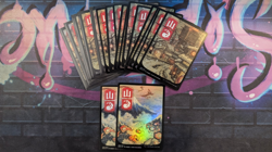 82x FOIL Full Art Kamigawa Neon Dynasty Basic Lands Magic NM/LP - Image 4