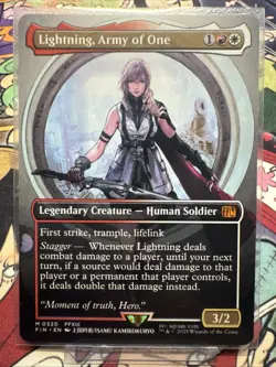 Lightning, Army of One Borderless 0320 Final Fantasy Regular English - Image 1