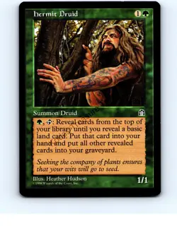 Hermit Druid # Rare Stronghold MTG NP Near Mint or Better - Image 1
