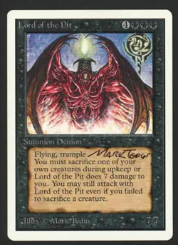 ***Unlimited Lord of the Pit*** MTG Unlimited Kid Icarus - Image 1