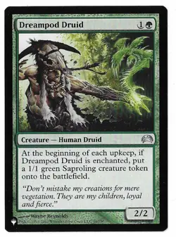 MTG Dreampod Druid The List Mystery Booster 2 (MB2) Uncommon Card #64 Unplayed - Image 1