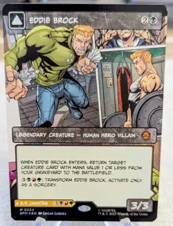 Eddie Brock, Venom Lethal Protector (0224) Marvel's Spider-Man Foil MTG - Image 1