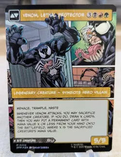 Eddie Brock, Venom Lethal Protector (0224) Marvel's Spider-Man Foil MTG - Image 2