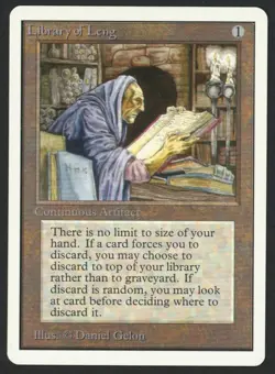 ***Unlimited Library of Leng*** MTG Unlimited Kid Icarus - Image 1