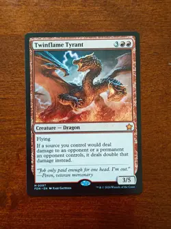 Twinflame Tyrant (Regular, #97, NM) Foundations (FDN), MTG - Image 1