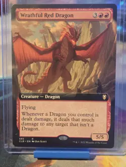 Wrathful Red Dragon (Extended Art) Commander Legends: Battle for Baldur's - Image 1